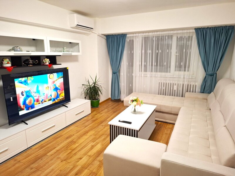 Nicolae Titulescu 51, Victoriei, apartament 3 camere, Airbnb.